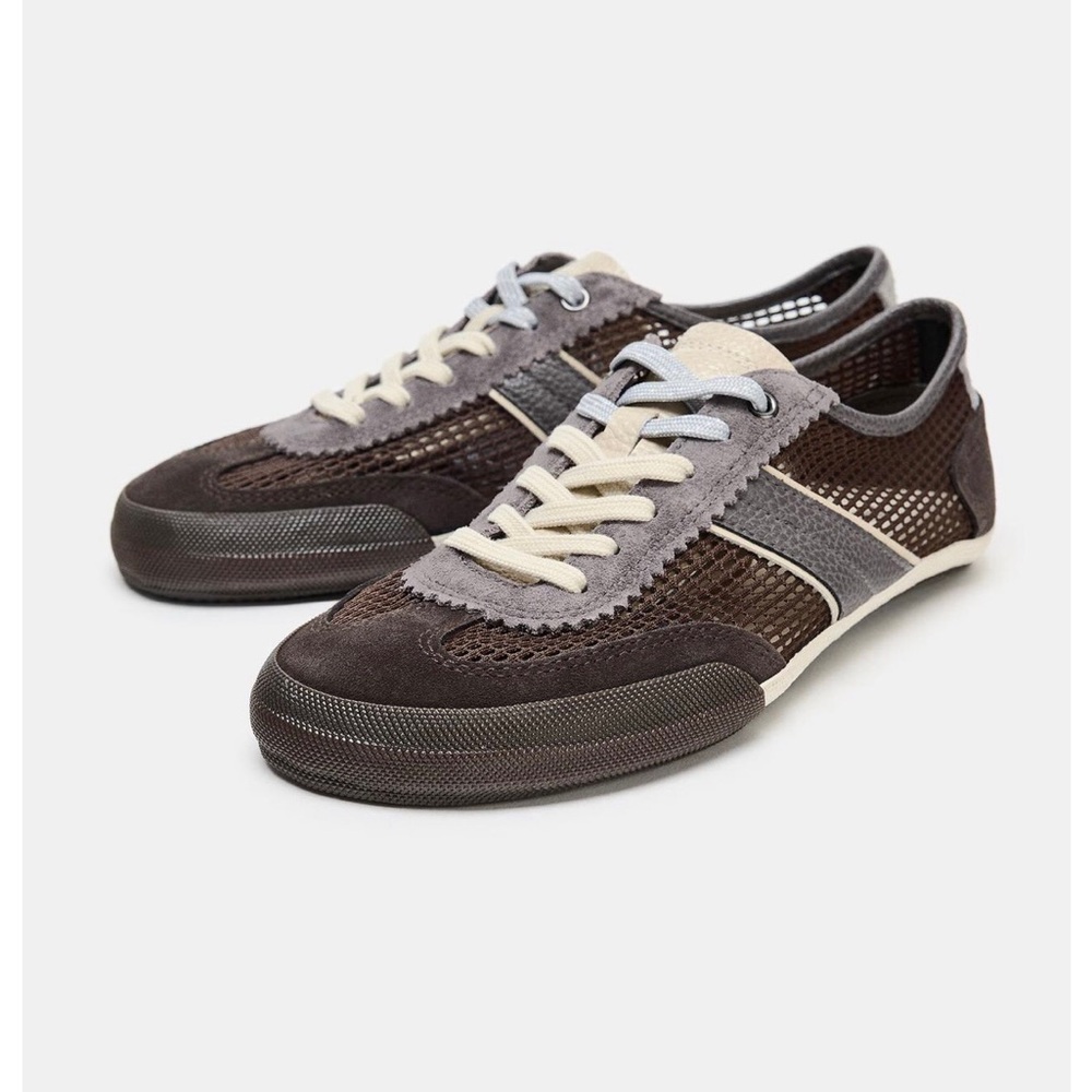 Zara women mesh barefoot sneakers NWT size 38